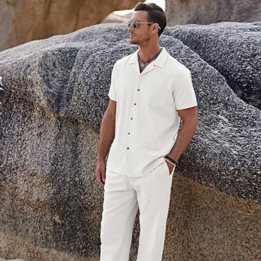 Ensemble 2 Pièces Homme Chemise + Pantalon Style Américain | KoVA