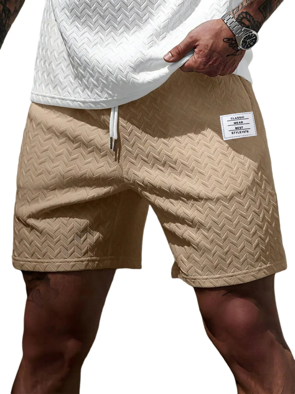 Short Homme Casual Coupe Ample