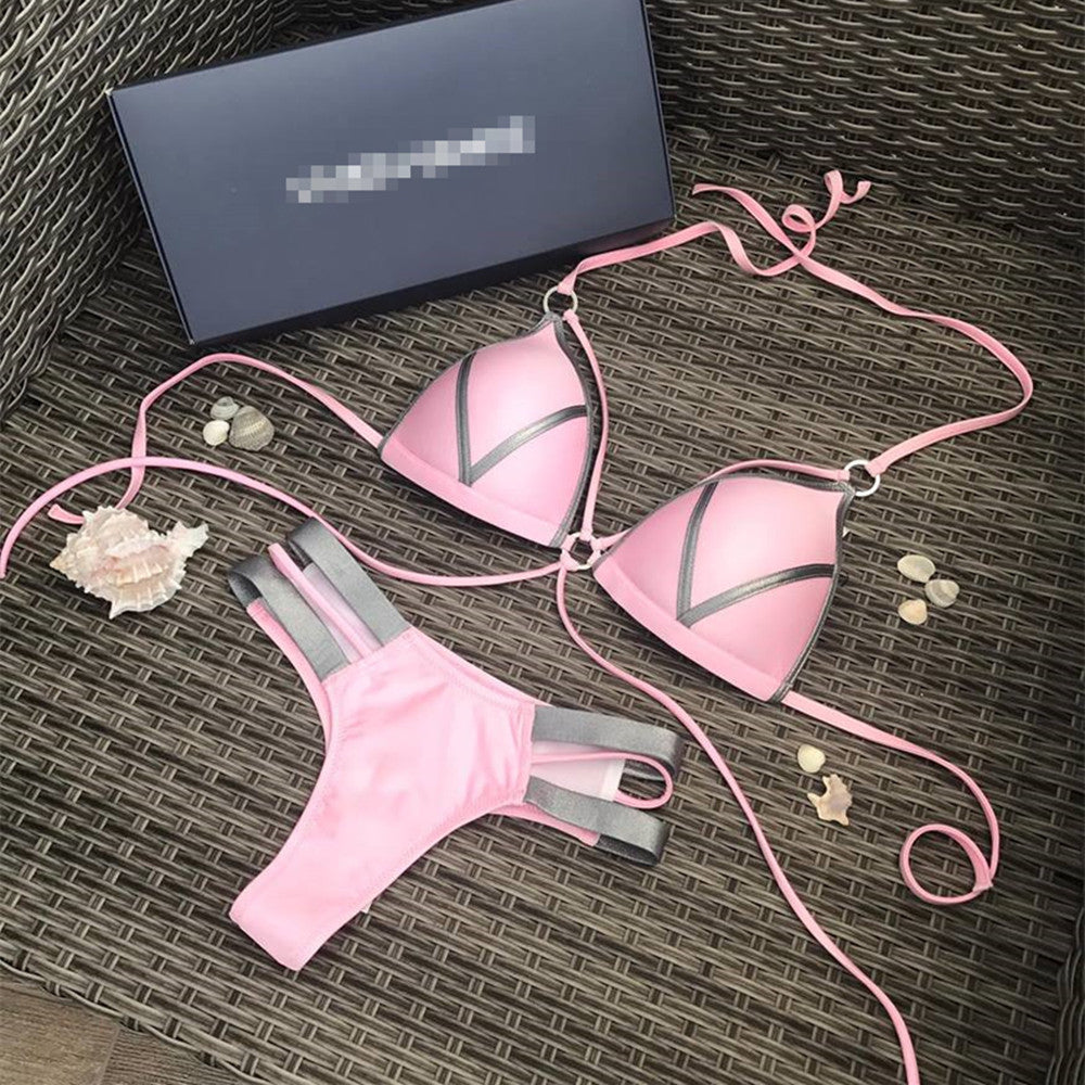 Bikini Métallisé Bronzé
