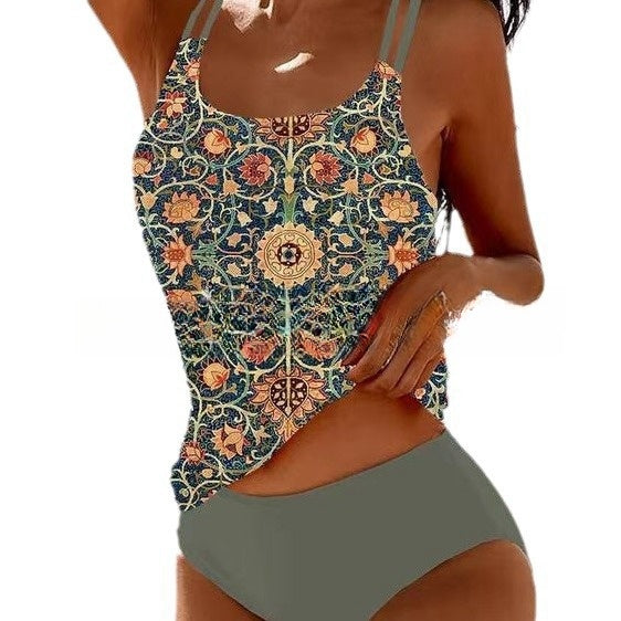 Bikini 2 Pièces Imprimé Femme