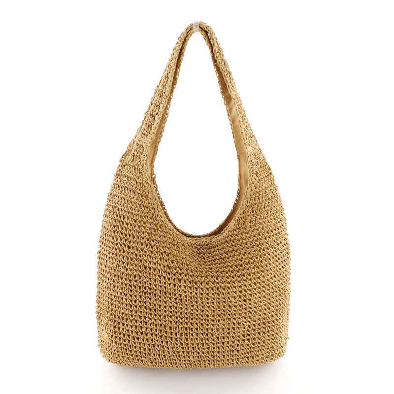 Sac de Plage Tressé Femme Style Bohème