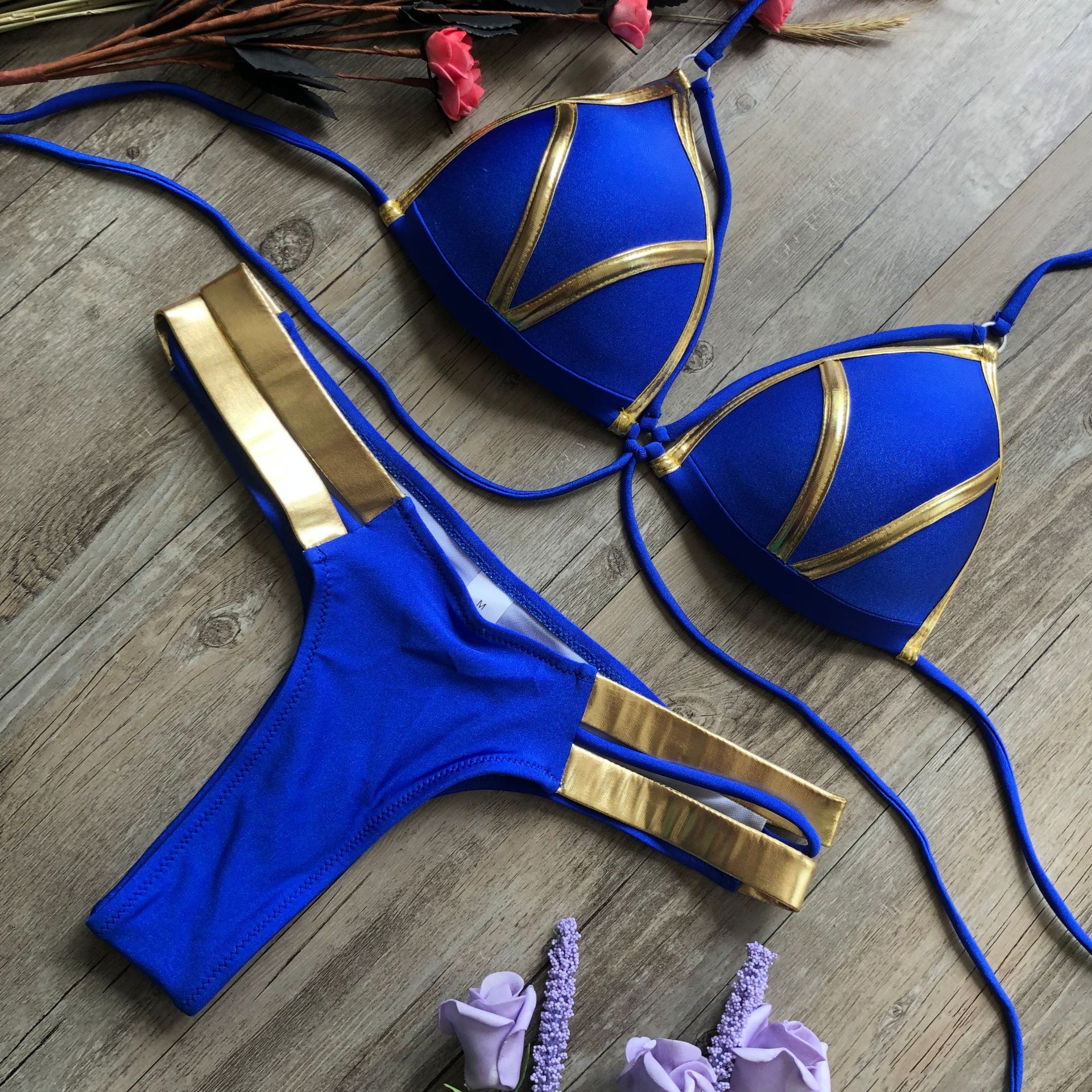 Bikini Métallisé Bronzé