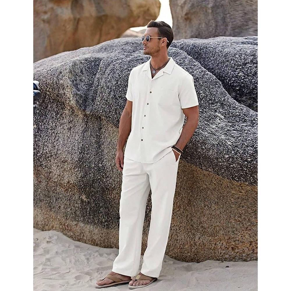 Ensemble 2 Pièces Homme Chemise + Pantalon Style Américain | KoVA