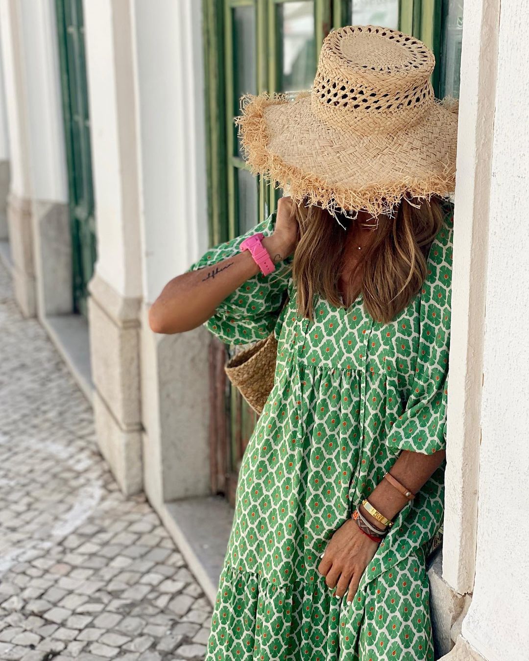 Robe Bohème Imprimée Vintage Femme