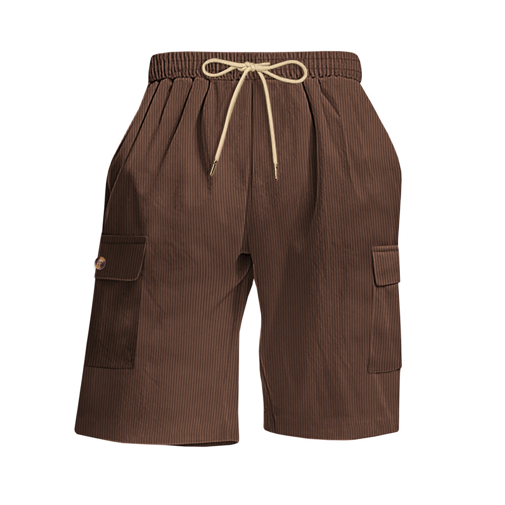 Short Velours Côtelé Multi-Poches Homme | KoVA Collection