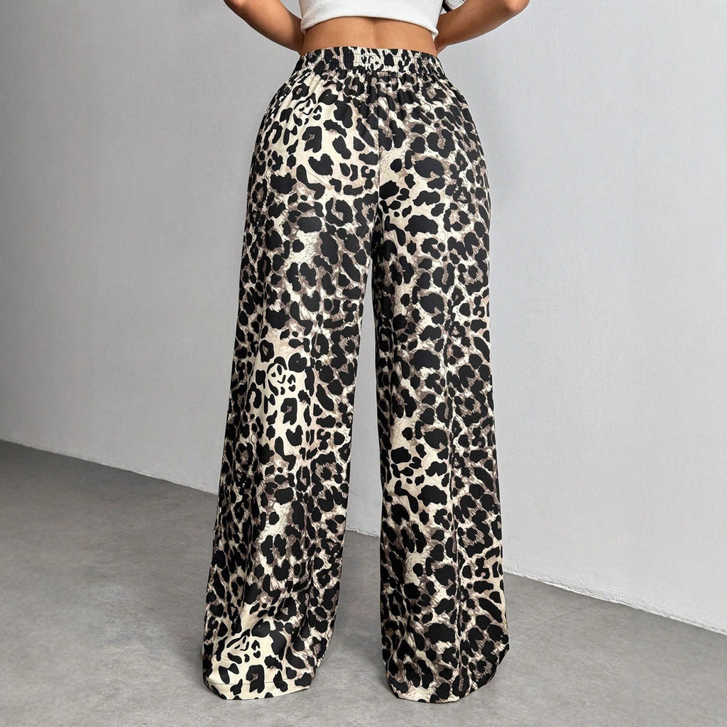 Pantalon Imprimé  Coupe Ample