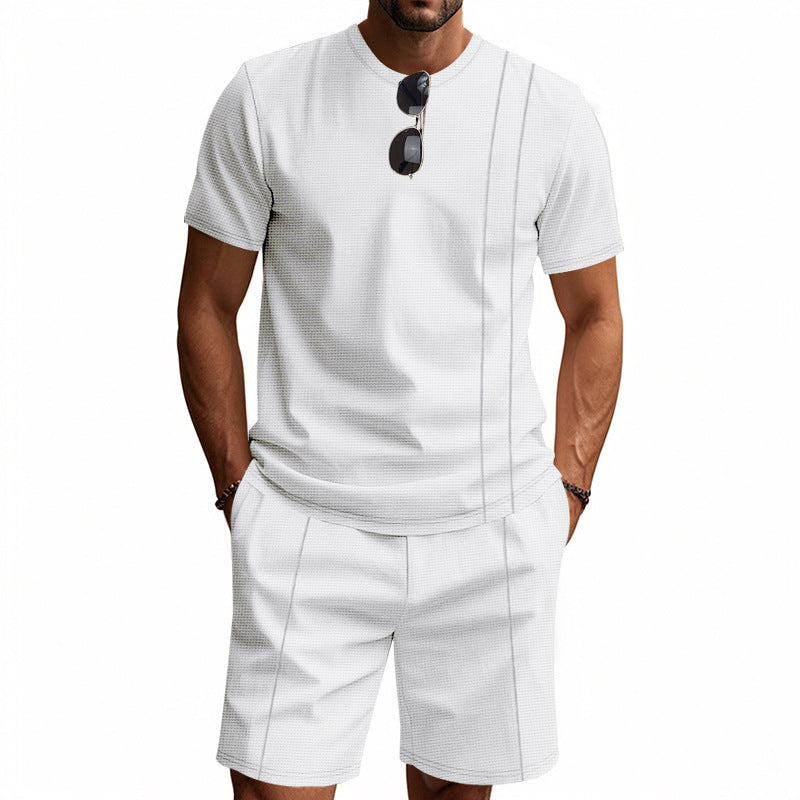 Ensemble T-Shirt + Short Homme Col Rond | Tenue Été KoVA