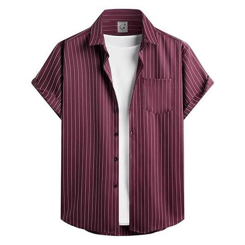 Chemise Uni Rayé