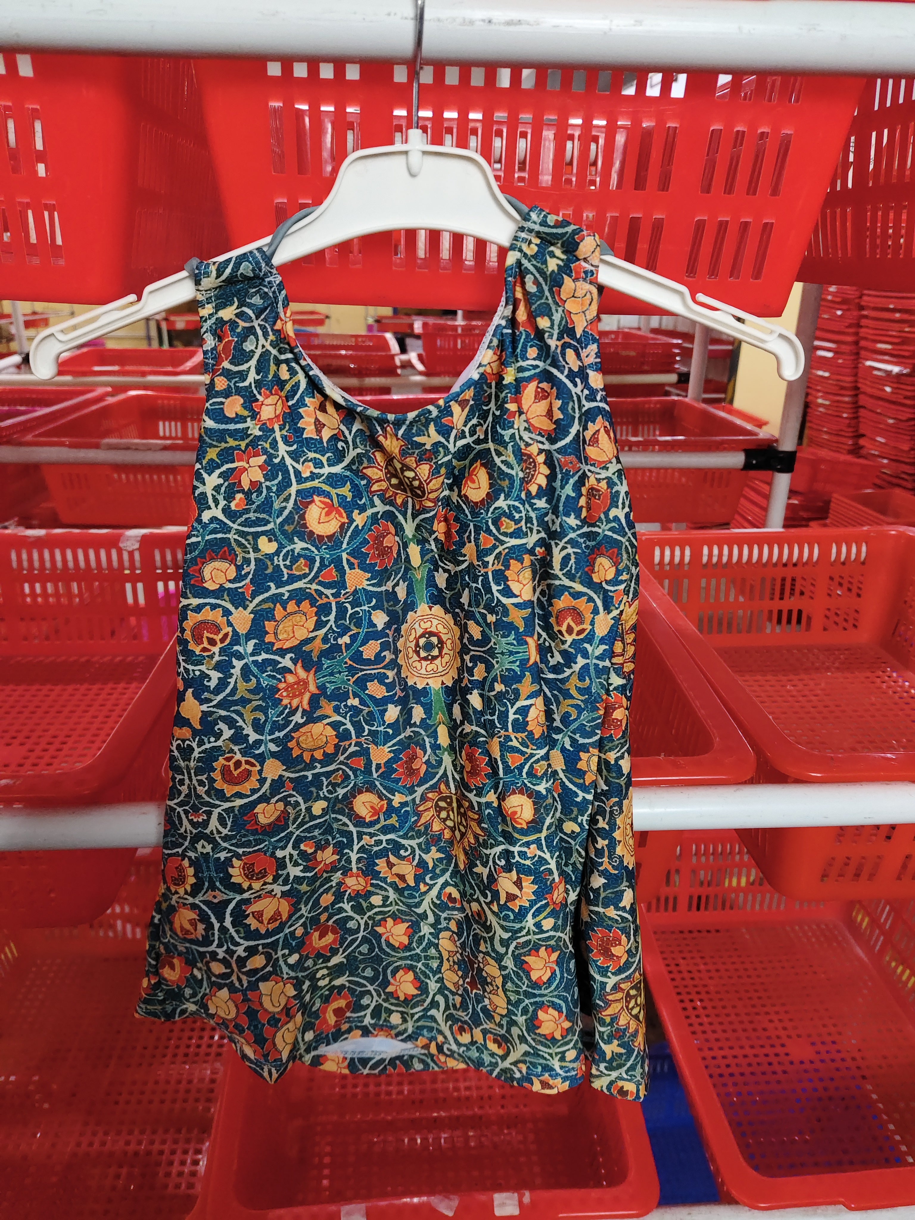 Bikini 2 Pièces Imprimé Taille Haute Femme