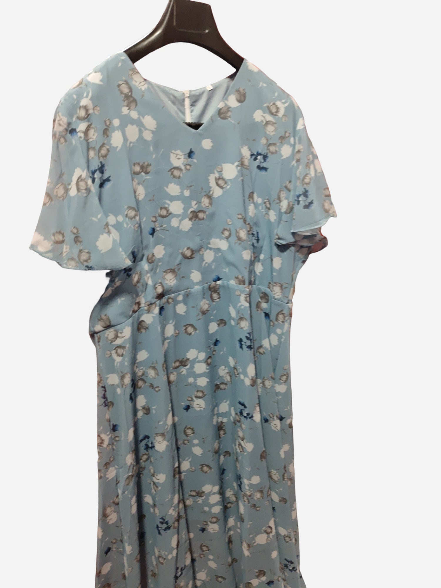 Robe Été Volantée Imprimée Fleurs Femme