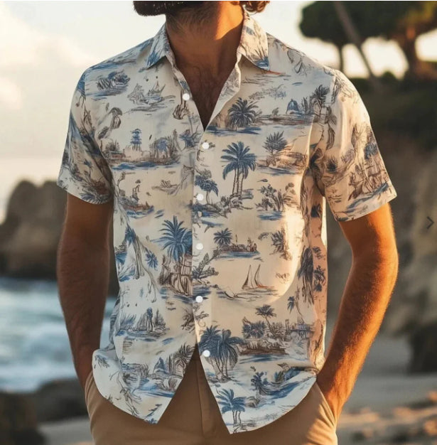 Chemise Fleuri Homme