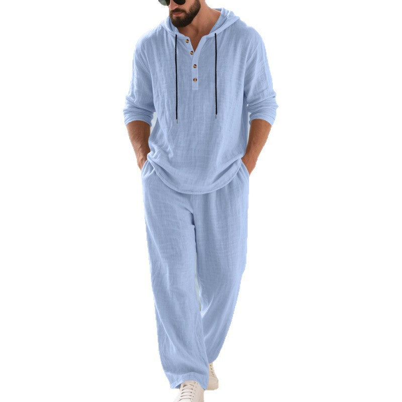 Ensemble Homewear Homme Manches Longues Capuche | KoVA