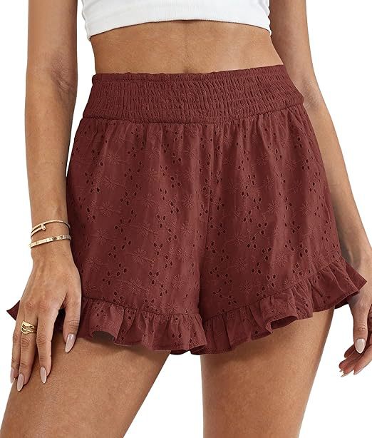 Vêtement Dentelle Casual Taille Haute Femme