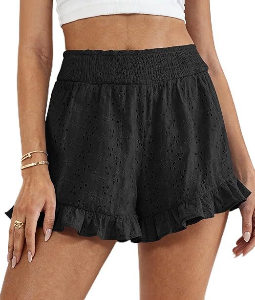 Vêtement Dentelle Casual Taille Haute Femme