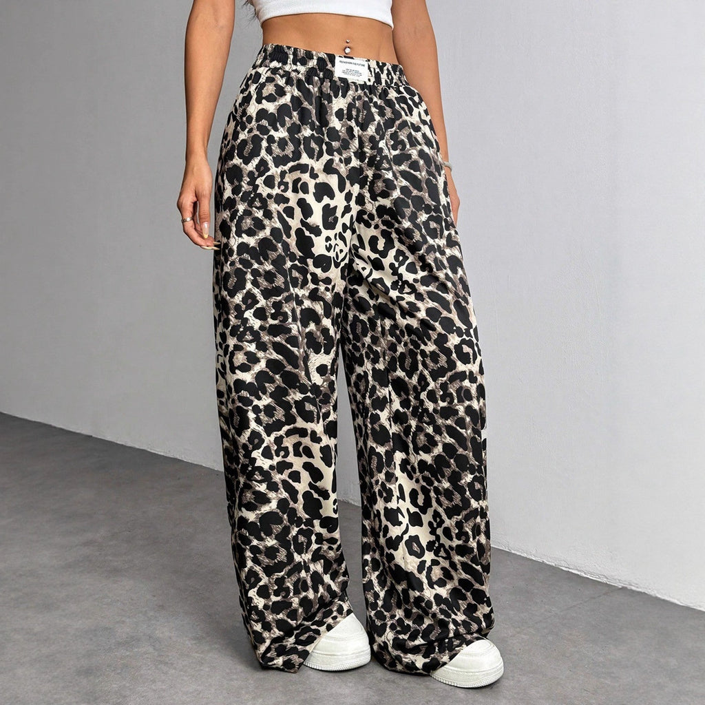 Pantalon Imprimé  Coupe Ample
