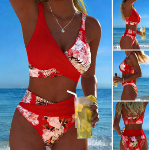 Bikini Fleuri Casual Femme