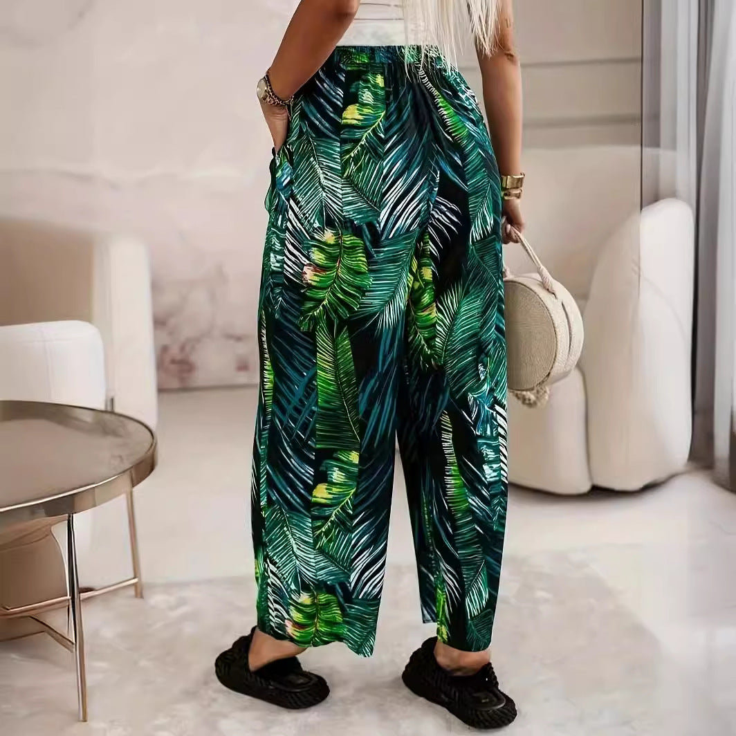 Pantalon Imprimé Femme