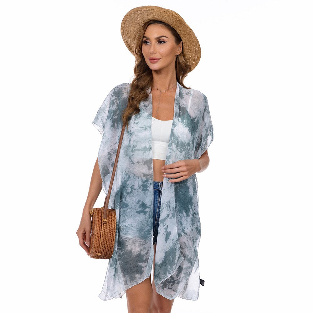 Cardigan de Plage Cache-Maillot Femme