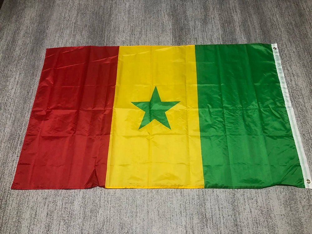 superonezxz flag Senegal flag 90x150cm 3x5 Feet Senegal FLAG Indoor Outdoor decoration Polyester hanging Senegal Flags