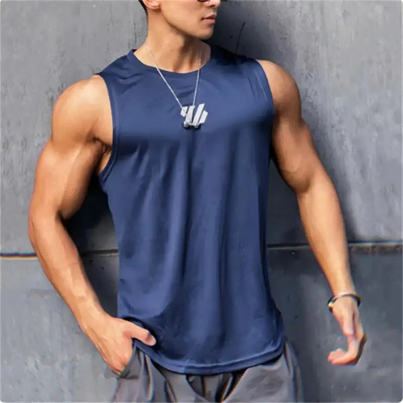 T-Shirt Sport Sans Manches Homme