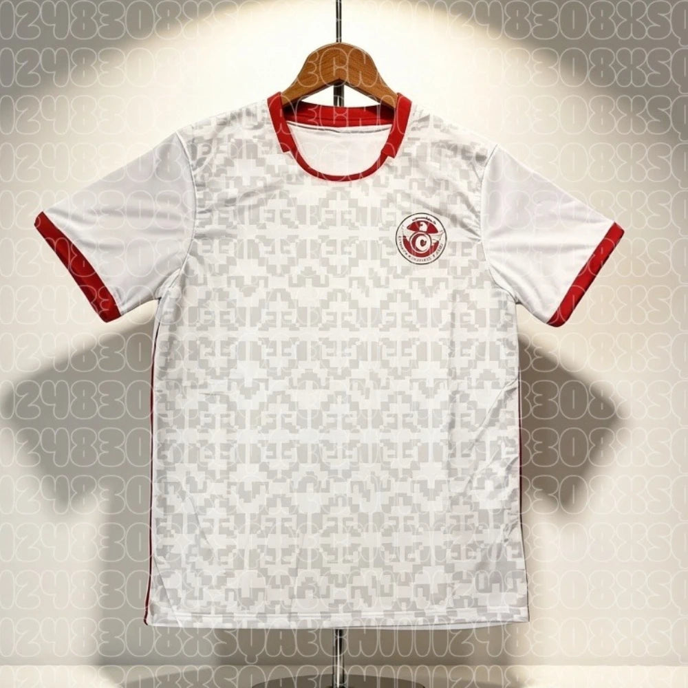 New 2026 Tunisia Football Jersey Unisex Summer Breathable Quick Dry Family matching Sport T-shirt Family Matching Top