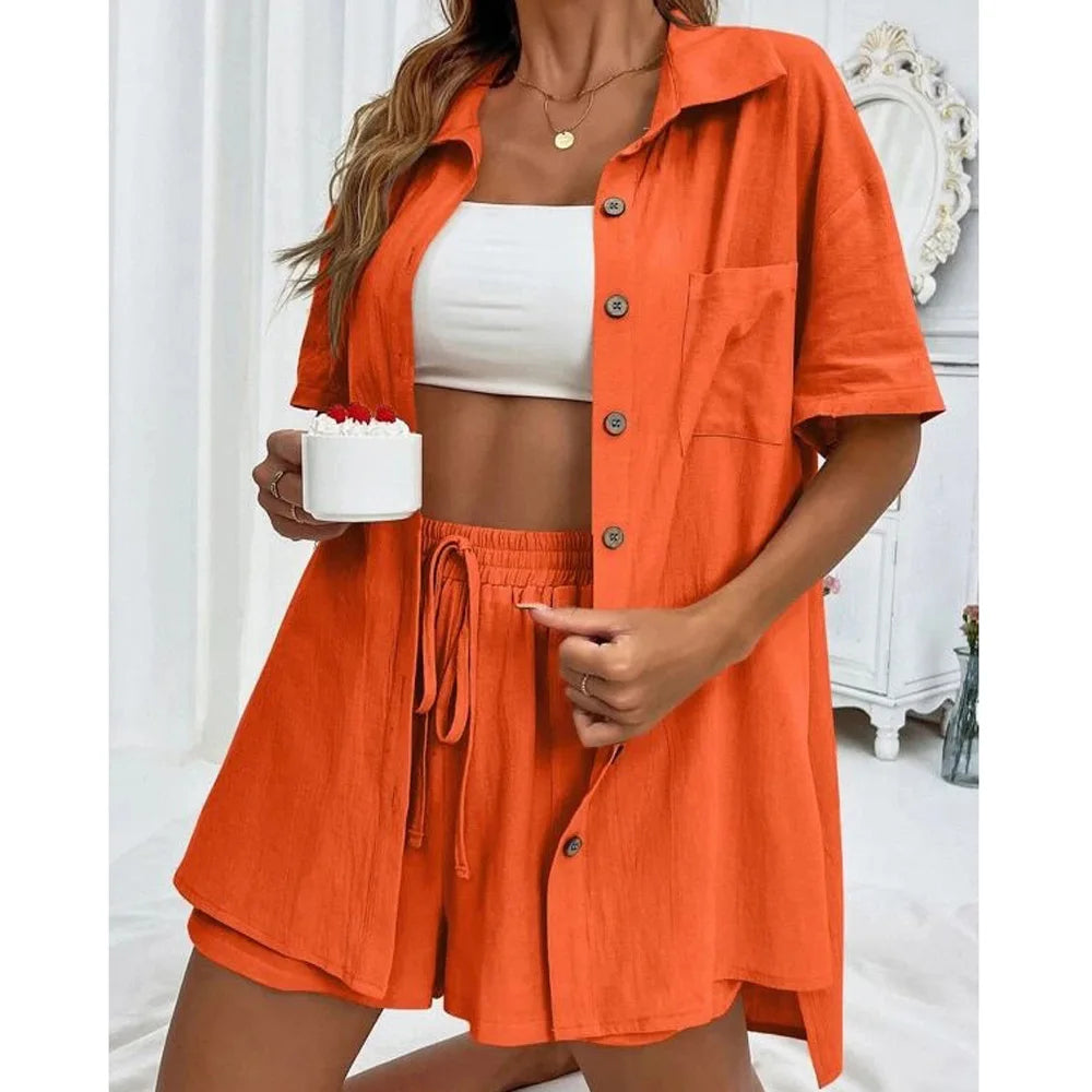 Ensemble Femme Uni Sexy Manches Longues
