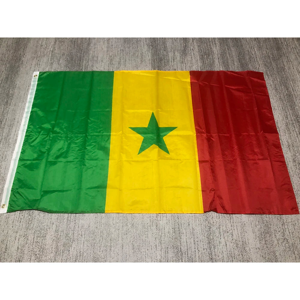 superonezxz flag Senegal flag 90x150cm 3x5 Feet Senegal FLAG Indoor Outdoor decoration Polyester hanging Senegal Flags