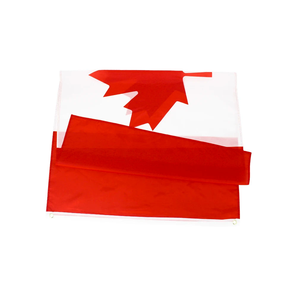 Great Canadian Flag 90*150cm hanging polyster 3x5fts Canada national flag banner for decoration