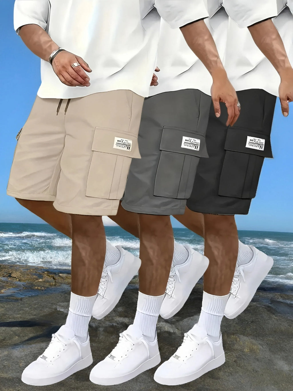 Short Homme Sport Multi-Poches