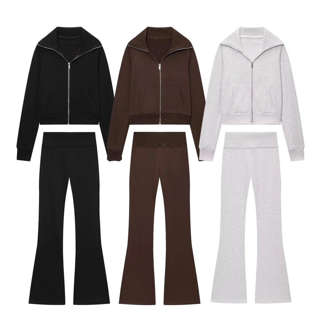 Ensemble Femme Casual Taille Haute