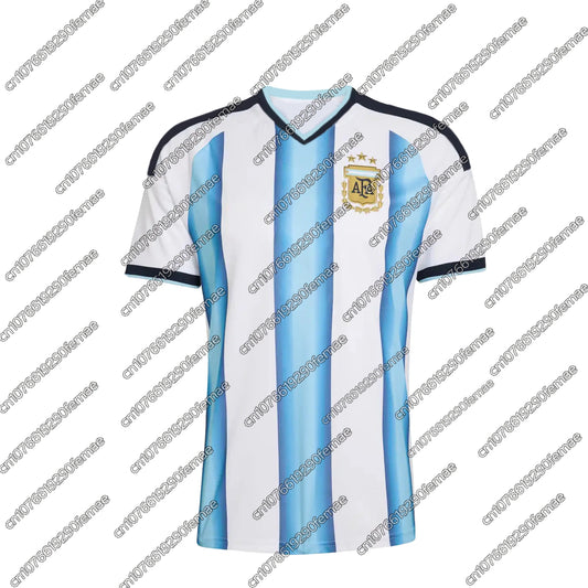 Argentina Fan Version Kids Mens Soccer Jersey, 2026 Summer New Boys Youth Sports T-Shirt, Birthday Gift Match Training Kit