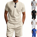 Ensemble T-Shirt + Short Homme Col Rond | Tenue Été KoVA