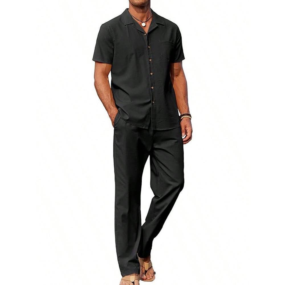 Ensemble 2 Pièces Homme Chemise + Pantalon Style Américain | KoVA