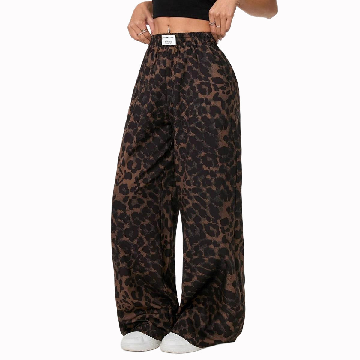 Pantalon Imprimé  Coupe Ample