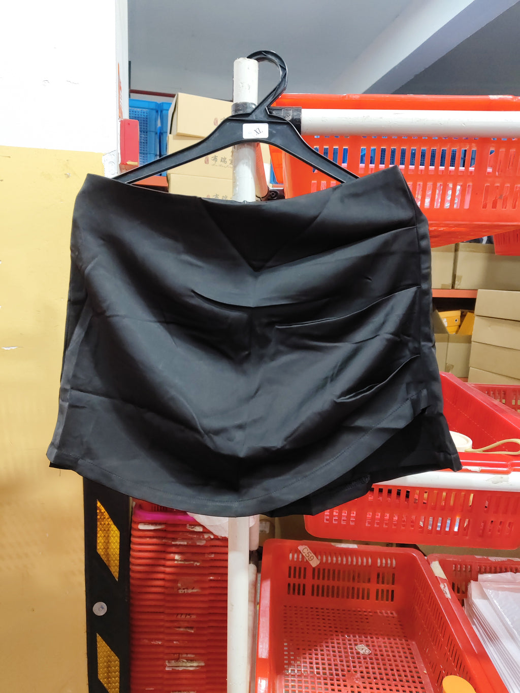 Vêtement Casual Taille Haute Plissé Femme
