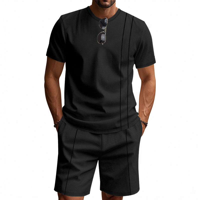 Ensemble T-Shirt + Short Homme Col Rond | Tenue Été KoVA
