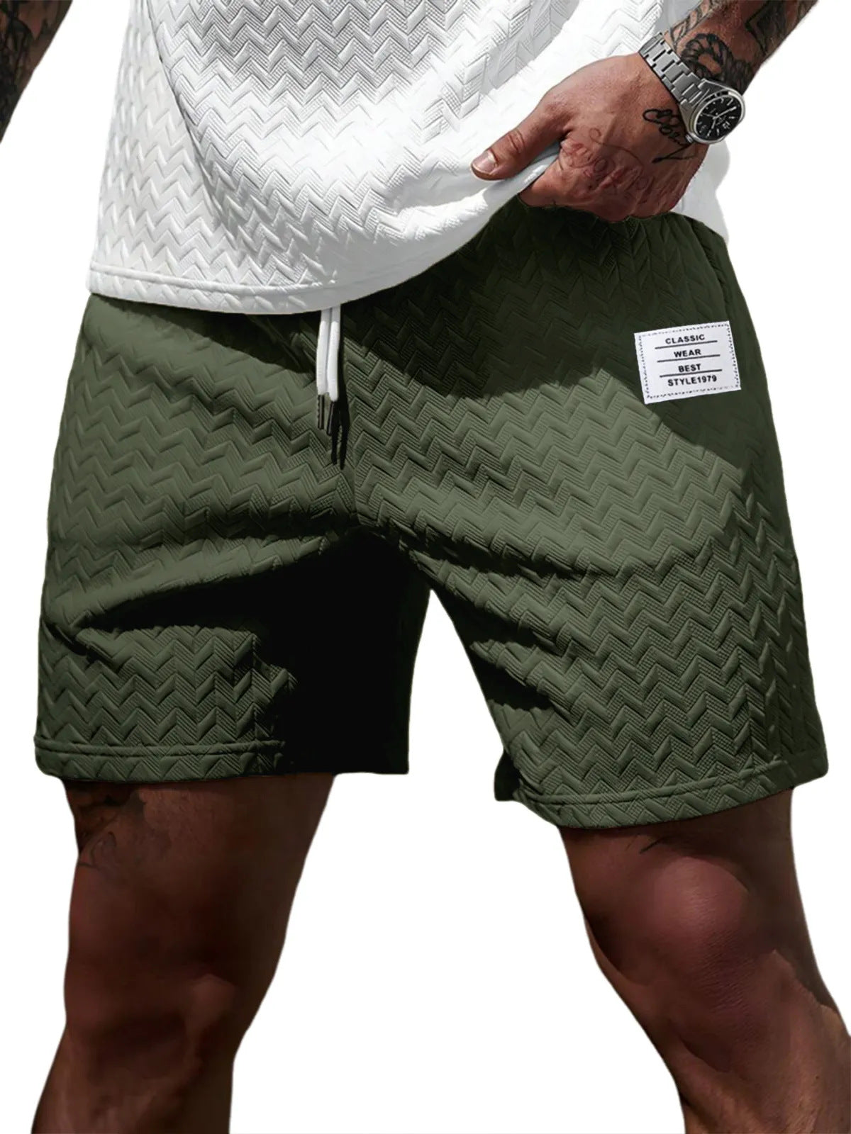 Short Homme Casual Coupe Ample