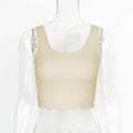 Top Sans Manches Uni Femme