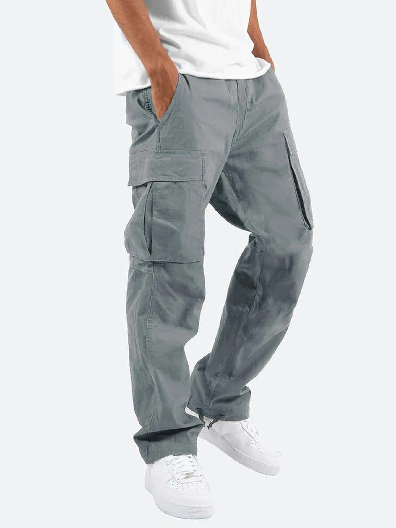 Pantalon Homme Casual Multi-Poches