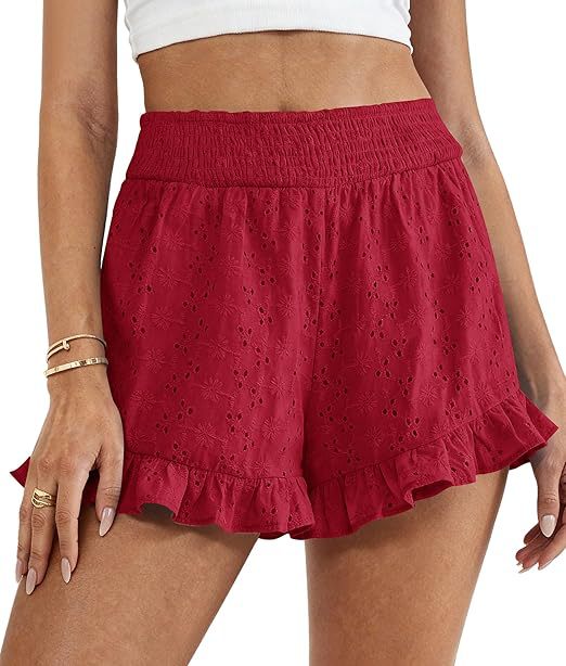 Vêtement Dentelle Casual Taille Haute Femme