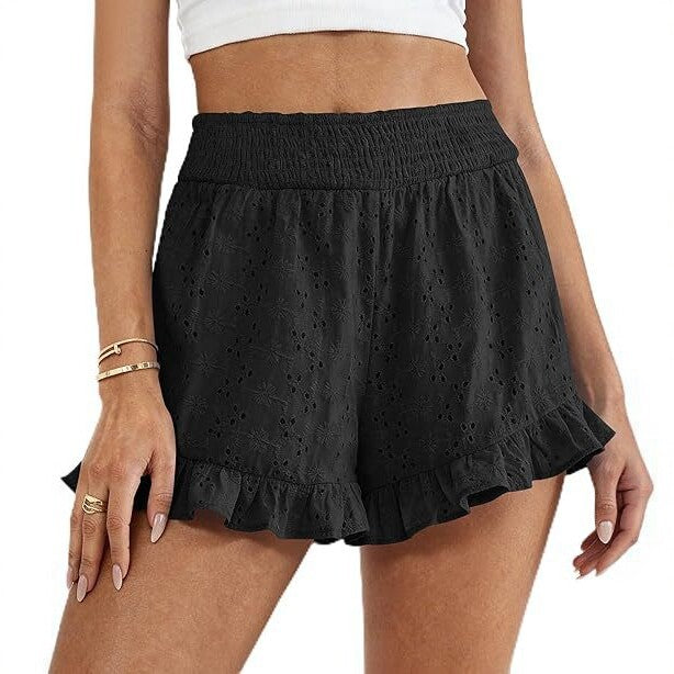 Vêtement Dentelle Casual Taille Haute Femme
