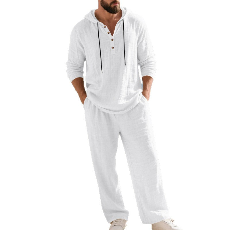Ensemble Homewear Homme Manches Longues Capuche | KoVA