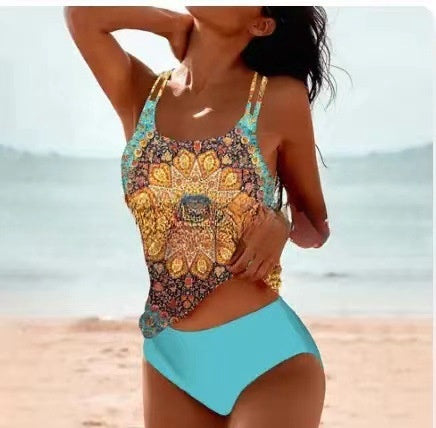 Bikini 2 Pièces Imprimé Femme