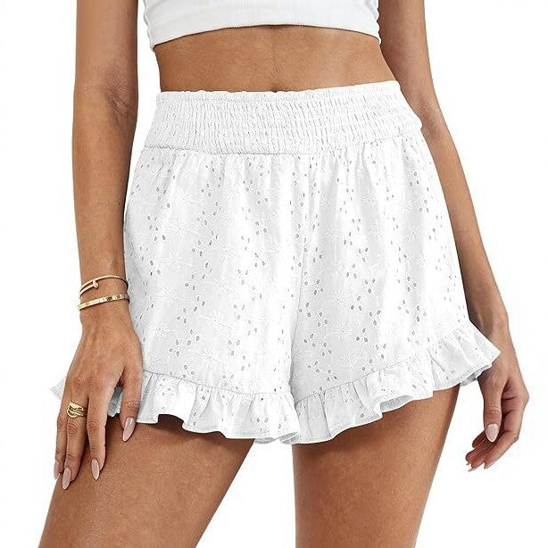 Vêtement Dentelle Casual Taille Haute Femme
