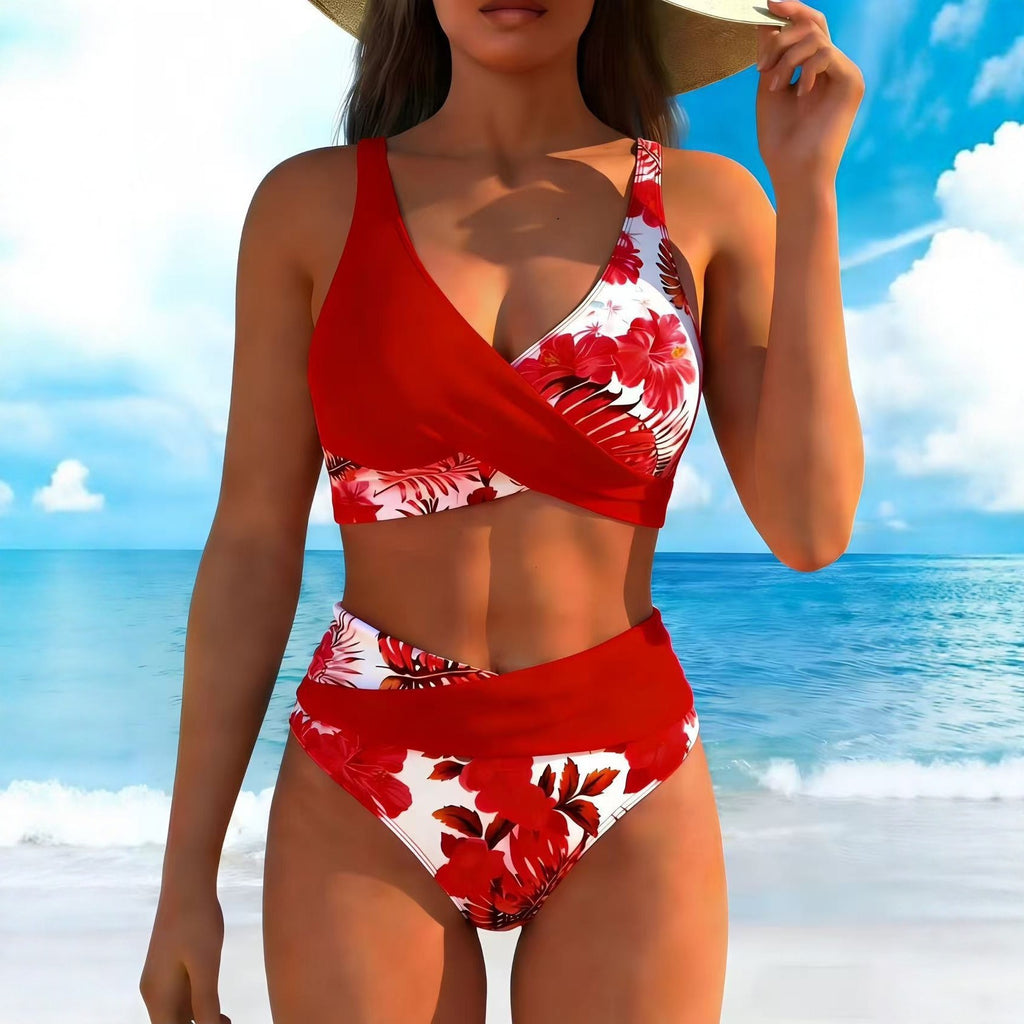 Bikini Fleuri Casual Femme