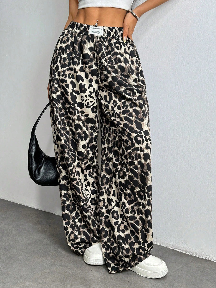 Pantalon Imprimé  Coupe Ample