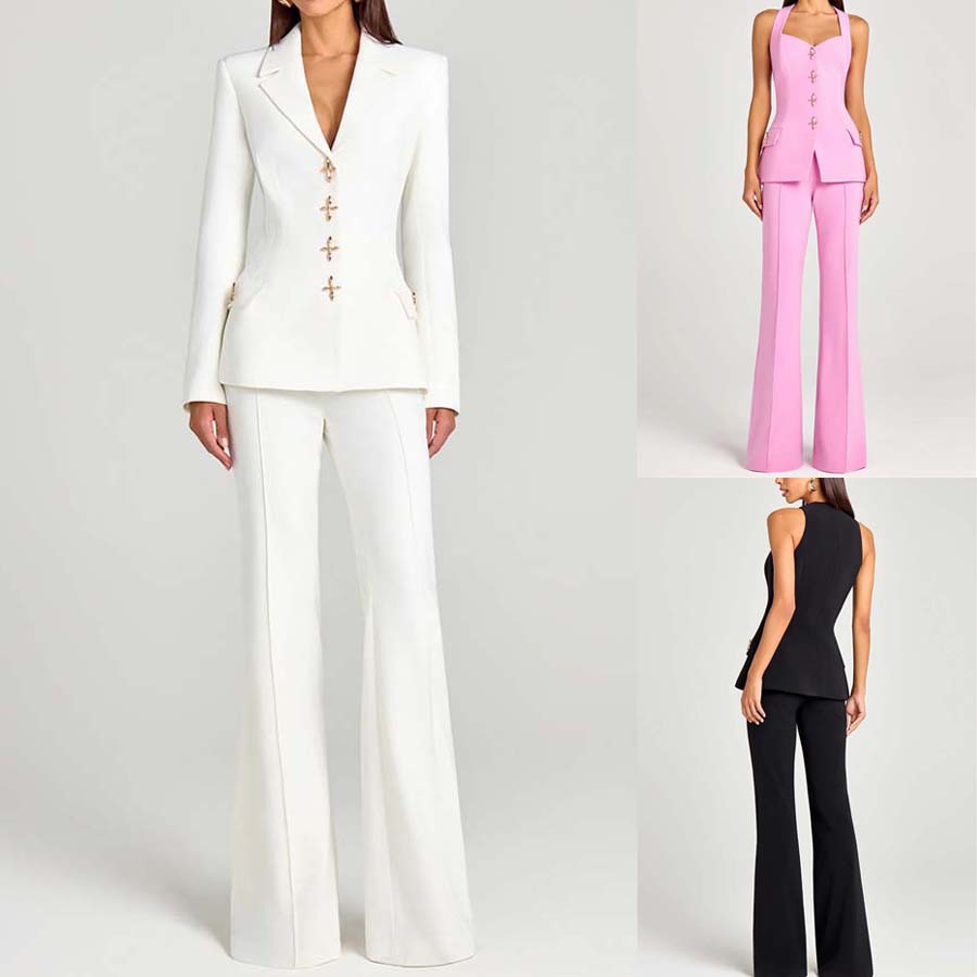 Blazer Femme Uni Casual