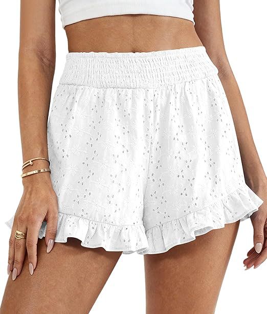 Vêtement Dentelle Casual Taille Haute Femme